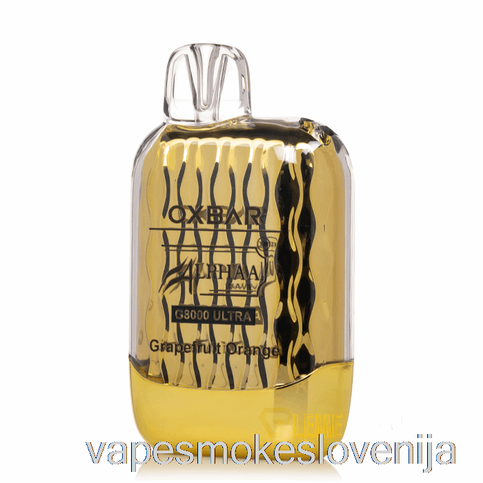 Vape Slovenija Oxbar X Alpha G8000 Za Enkratno Uporabo Grapefruit Orange